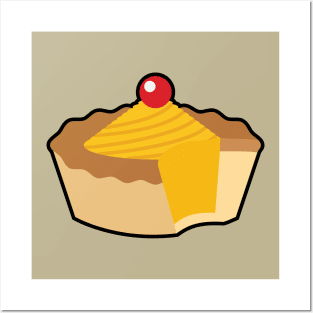 Lemon Tart Baking Bite Posters and Art